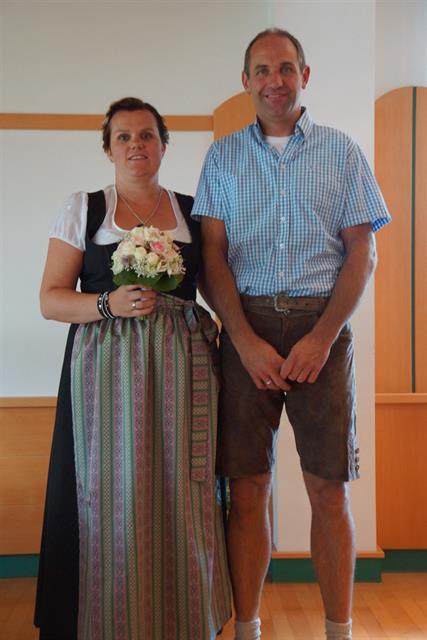 Barbara Wirtenberger und Thomas Thumer am 14. Juli 2018