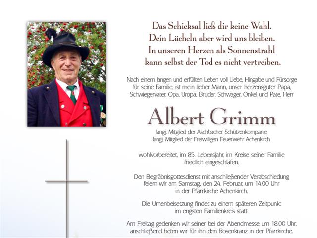 Sterbefall+Grimm+Albert